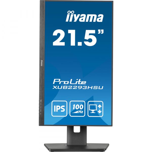 IIYAMA 21.5" 16:9 IPS  , 19201080, 1  (MPRT),  100 , Adaptive Sync, 1xHDMI 1.4/1xDP 1.2/2xUSB  XUB2293HSU-B7 -  2