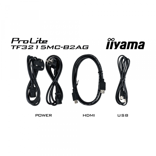 IIYAMA 31.5" 16:9  VA  , 19201080, Ope nFrame, 425 /2,  -  TF3215MC-B2AG -  17