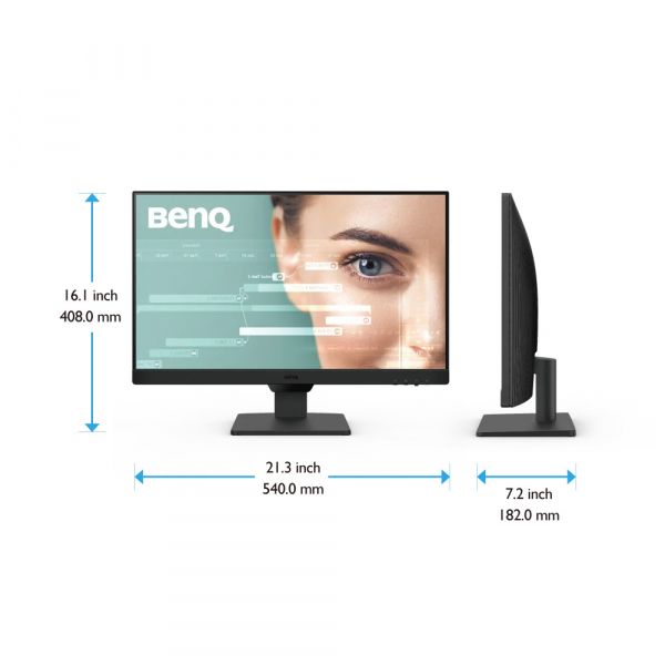 BENQ 23,8" 16:9 IPS  , 19201080, 100 , 5   (GtG), VESA MediaSync, 2xHDMI 1.4/1xDP 1.2, SP (2 GW2490E BLACK -  4