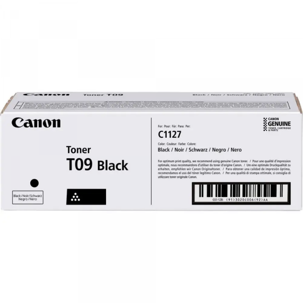 - CANON T09 Cartridge Black (3020C006AA) -  1