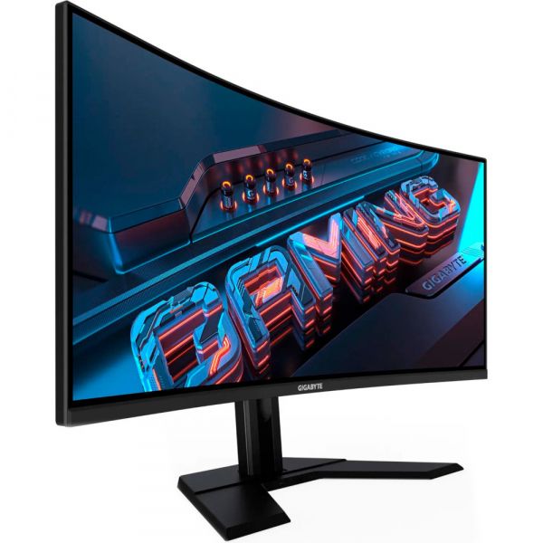 GIGABYTE i i 34" VA 1500R 180Hz  3440x1440 Display HDR400 2xHDMI(2.0) 2xDP(1.4) 2x2W G34WQCP Gaming Monitor -  2