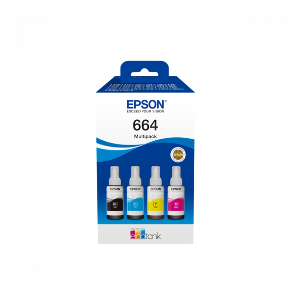   EPSON 664 EcoTank 4-colour multipack (C13T66464A) -  1