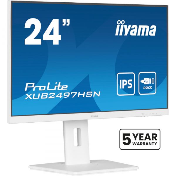 IIYAMA 23.8" 16:9 IPS  , 19201080, 1  (MPRT),  100 , Adaptive Sync, 1xHDMI 1.4/1xDP 1.2/1xDP o XUB2497HSN-W2 -  3