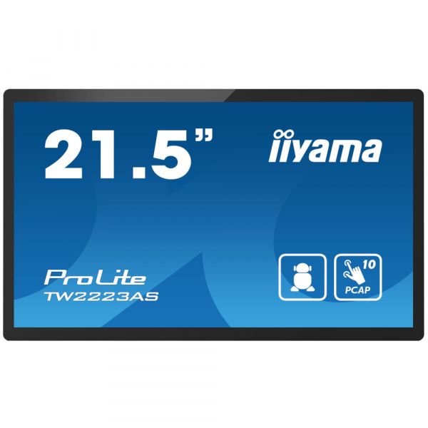 IIYAMA 21.5" 16:9  VA  , 19201080,  - ,  Android 12, 1xHDMI TW2223AS-B2 -  1