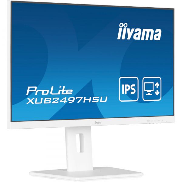 IIYAMA 23.8" 16:9 IPS  , 19201080, 1  (MPRT),  100 , Adaptive Sync, 1xHDMI 1.4/1xDP 1.2/2xUSB  XUB2497HSU-W2 -  4