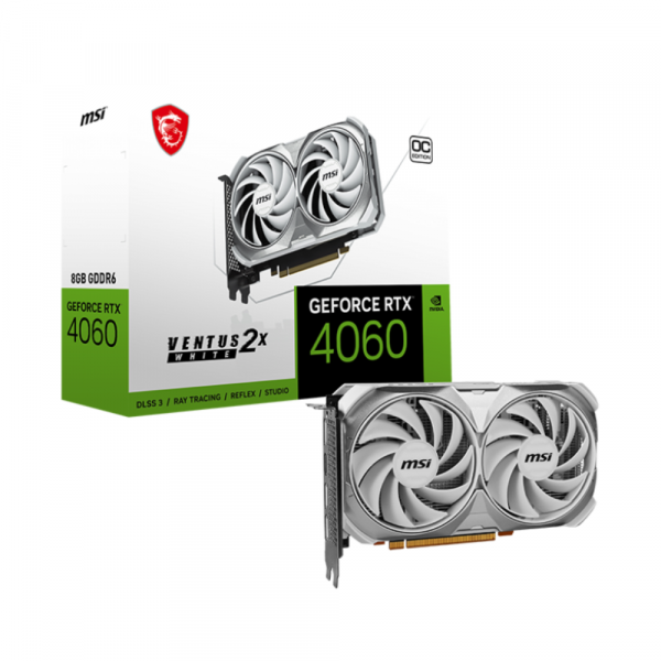 ³ MSI RTX 4060 VENTUS 2X WHITE 8G OC -  1