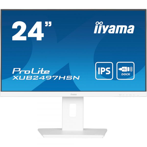 IIYAMA 23.8" 16:9 IPS  , 19201080, 1  (MPRT),  100 , Adaptive Sync, 1xHDMI 1.4/1xDP 1.2/1xDP o XUB2497HSN-W2 -  1