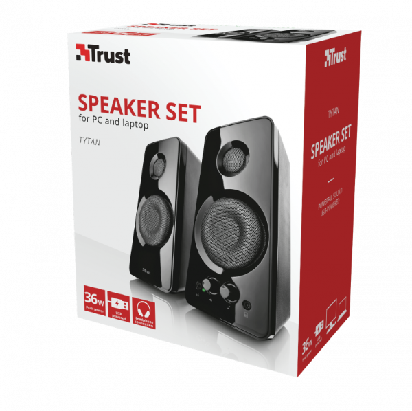 Trust Tytan 2.0 Speaker Set - black (21560) -  3