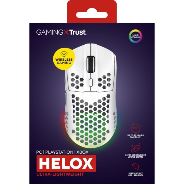 TRUST   GXT 929W Helox Ultra-lightweight  Wireless Gaming Mouse 6400 Dpi GXT 929W Helox -  7