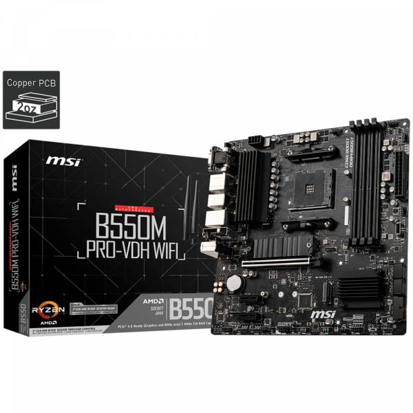   MSI B550M PRO-VDH WIFI -  5