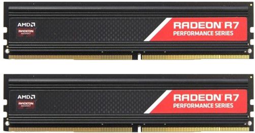  4Gb x 2 (8Gb Kit) DDR4, 2400 MHz, AMD Radeon R7, 16-16-16-36, 1.2V,   (R7S48G2400U1K) -  1