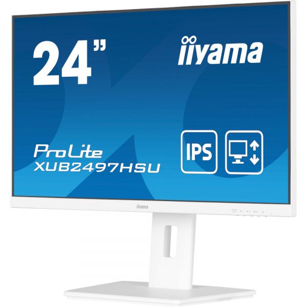 IIYAMA 23.8" 16:9 IPS  , 19201080, 1  (MPRT),  100 , Adaptive Sync, 1xHDMI 1.4/1xDP 1.2/2xUSB  XUB2497HSU-W2 -  6