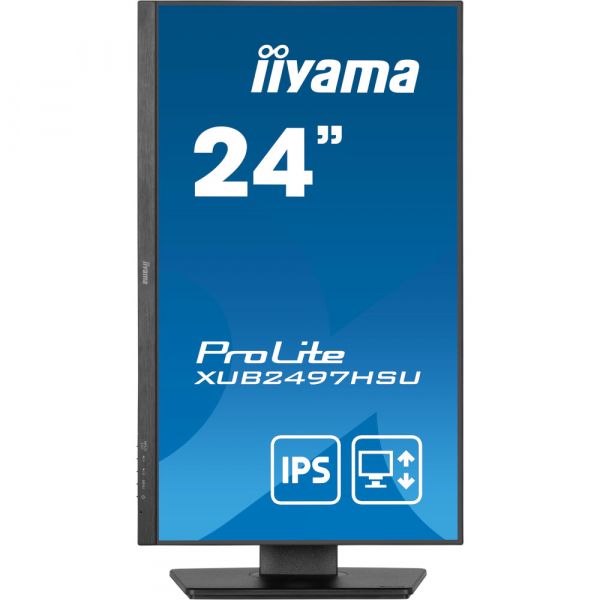 IIYAMA 23.8" 16:9 IPS  , 19201080, 1  (MPRT),  100 , Adaptive Sync, 1xHDMI 1.4/1xDP 1.2/2xUSB  XUB2497HSU-B2 -  2