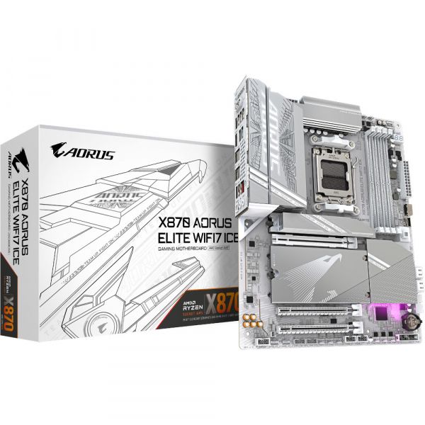 M  GIGABYTE AORUS ELITE WIFI7 ICE (sAM5, AMD X870) -  5