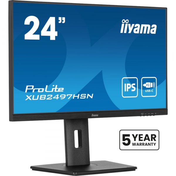 IIYAMA 23.8" 16:9 IPS  , 19201080, 1  (MPRT),  100 , Adaptive Sync, 1xHDMI 1.4/1xDP 1.2/1xDP o XUB2497HSN-B2 -  3