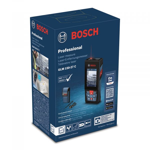 Bosch   Professional GLM 150-27 C, 1.5 , 0.08150, 0-360, , 0.21 0.601.072.Z00 -  9
