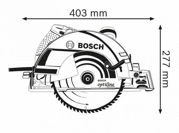 Bosch GKS 235 Turbo Professional 0.601.5A2.001 -  2