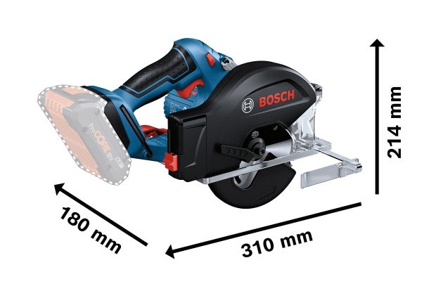 Bosch   GKM 18V-50 , 2*18  5 , 136 , 4250 /, 2.2  0.601.6B8.002 -  9