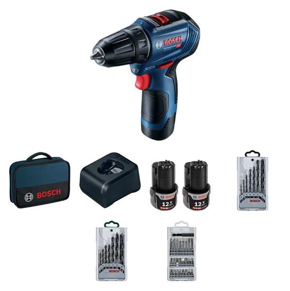 Bosch GSR 12V-30 +   Promo Set (25 ) 0.601.9G9.001 -  1