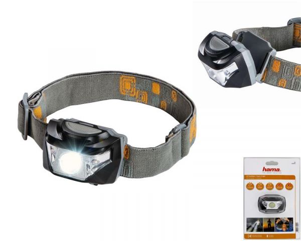 HAMA ˳ HEADLAMP 160 LED L160 Grey, Orange 00136693 00136693 -  3