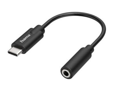 HAMA  USB-C / Stereo Jack 3.5 Black 00200318 -  1