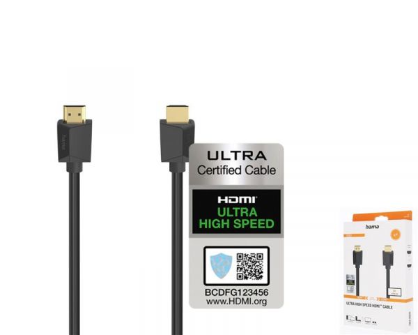 HAMA  HDMI (AM/AM), 8K, gold, 2m,  00200700 -  1