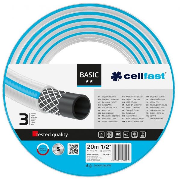   Cellfast BASIC 1/2", 20, 3 ,  25 , -20+60C 10-400 -  1