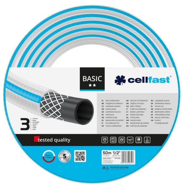   Cellfast BASIC 1/2'' 50, 3 ,  25 , -20+60C 10-402 -  1