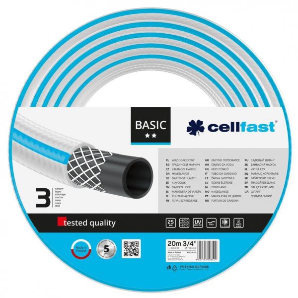   Cellfast BASIC 3/4'' 20, 3 ,  25 , -20+60C 10-420 -  1