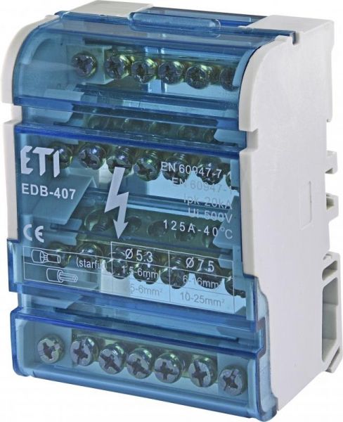   ETI EDB-407  4p, 3L+PE/N, 125A (7 ) 1102303 -  1