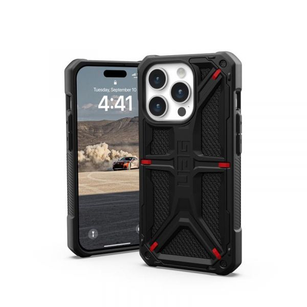  UAG  Apple iPhone 15 Pro Monarch, Kevlar Black 114278113940 -  1