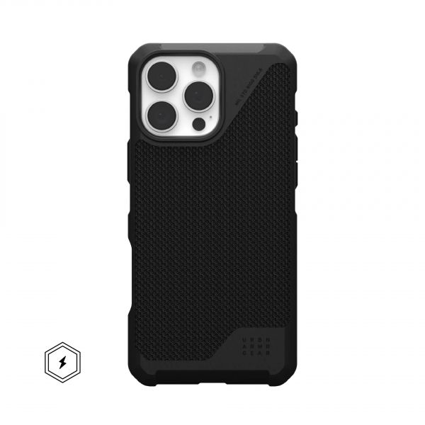 UAG   iPhone 16 Pro Max, Metropolis LT Magsafe, Kevlar Black 114453113940 -  1