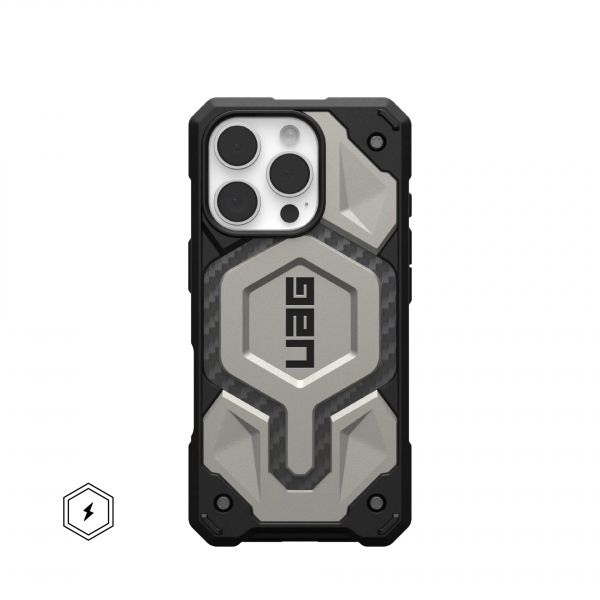  UAG  iPhone 16 Pro, Monarch Pro Magsafe, Titanium 114456113636 -  1