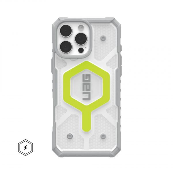 UAG   iPhone 16 Pro Max, Pathfinder Clear Magsafe, Active Neon 114465118181 -  1