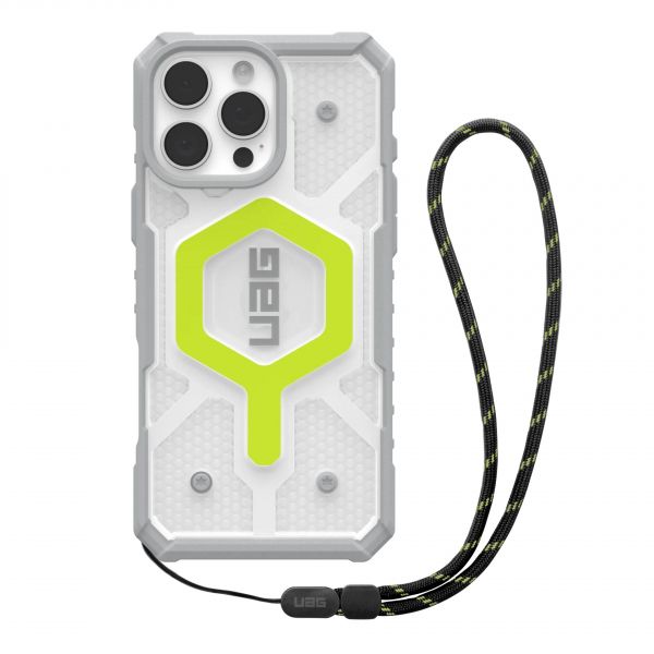 UAG +  iPhone 16 Pro Max, Pathfinder Clear Magsafe Bundle, Active Neon Lanyard 1144651BV01 -  1