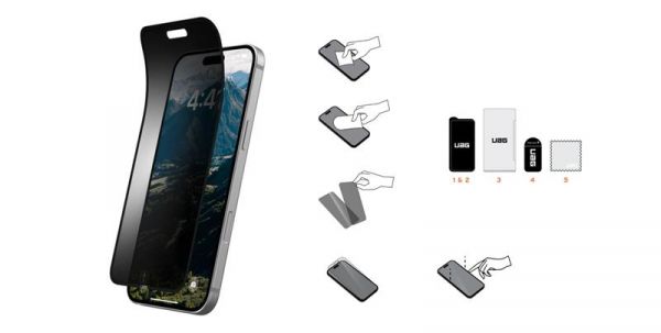 UAG   -  iPhone 16 Plus, Removable Privacy, Glass - Tint 14436711NA -  1