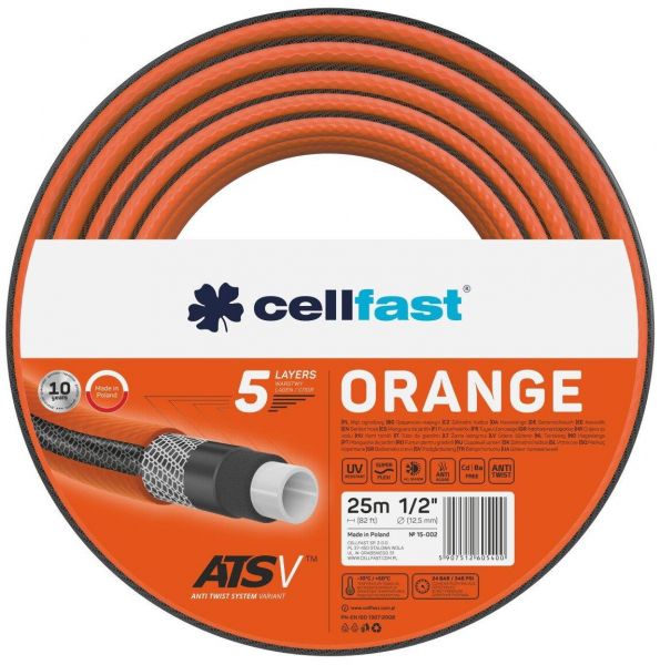 Cellfast   ORANGE 1/2', 25 , 5 ,  24 , -1050C 15-002 -  1