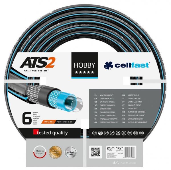   Cellfast HOBBY ATS 1/2", 25, 6 ,  30 , -20+60C 16-200 -  1