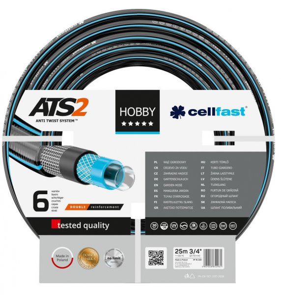   Cellfast HOBBY ATS 3/4'', 25, 6 ,  30 , -20+60C 16-220 -  1