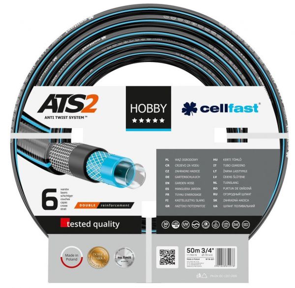   Cellfast HOBBY ATS 3/4'', 50, 6 ,  30 , -20+60C 16-221 -  1