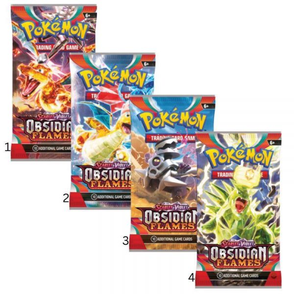    Pokemon: SV03 Obsidian Flames Booster 186-85374 -  1