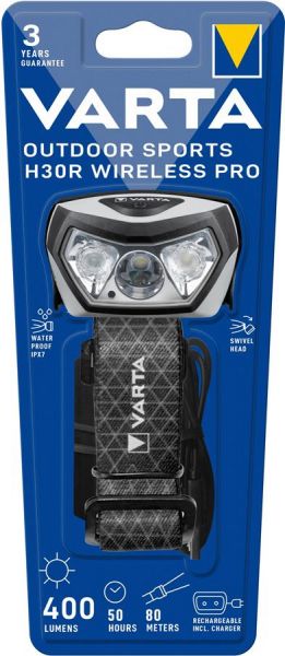 VARTA ˳  Indestructible H30 Pro,  400 ,  80  18650101401 -  1