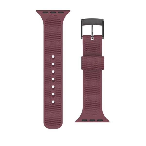 UAG  [U]  Apple Watch 44/42 [U] Dot Silicone, Aubergine 19249K314747 -  5