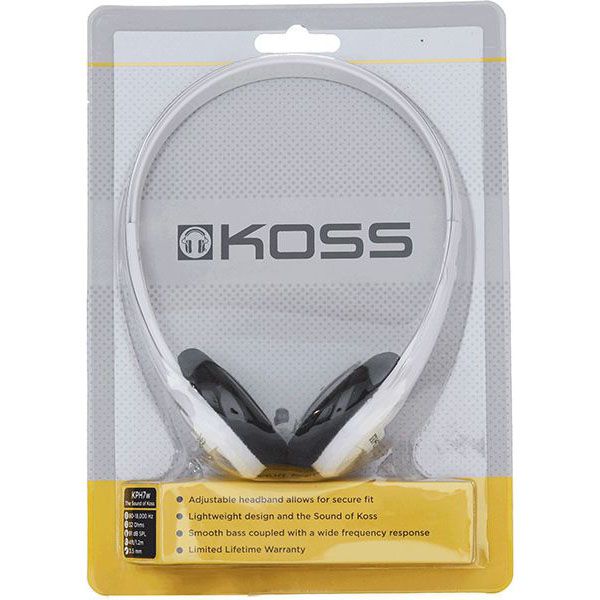  Koss KPH7w On-Ear White 192865.101 -  2