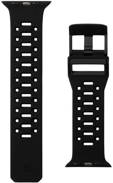 UAG   Apple Watch Ultra 49/45/44/42mm Civilian Silicone, Graphite/Black 194002114032 -  3