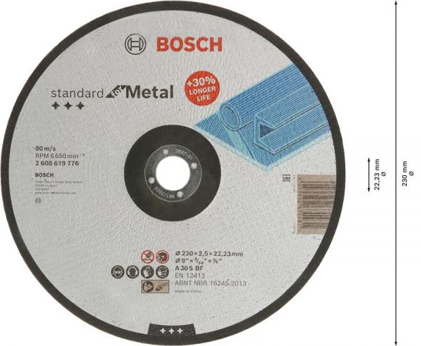    Bosch Standard, 23022.23,   2.608.619.776 -  1