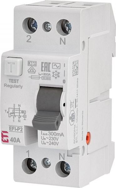   ETI () 2 EFI-P2 40/0,3  AC (10kA) 2061232 -  1