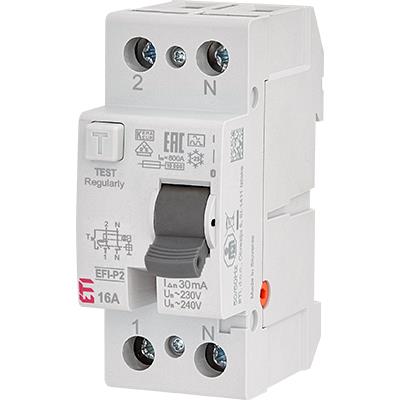 ETI   () 2 EFI6-P2 16/0,03  AC (6kA) 2061250 -  1