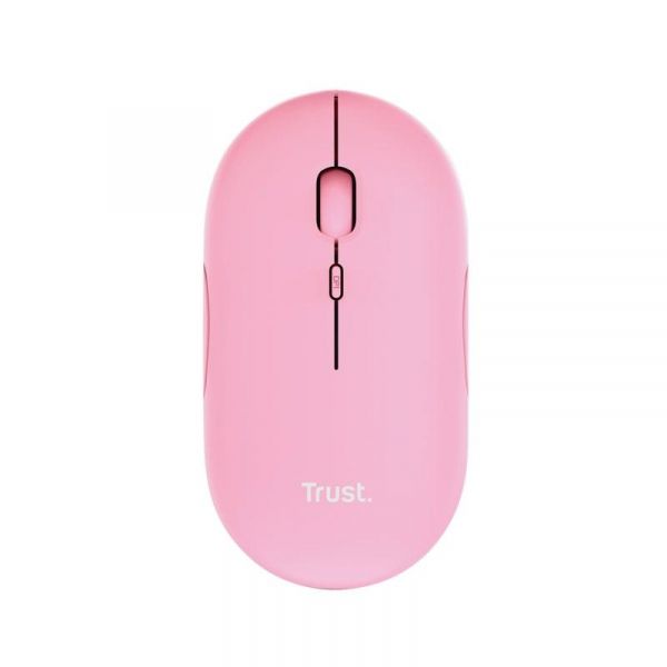  Trust Puck Rechargeable Ultra-Thin BT WL Silent Pink 24125_TRUST -  1