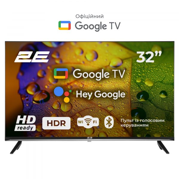 2E  32" LED HD 60Hz Smart Google TV Black 2E-32A07KH -  1